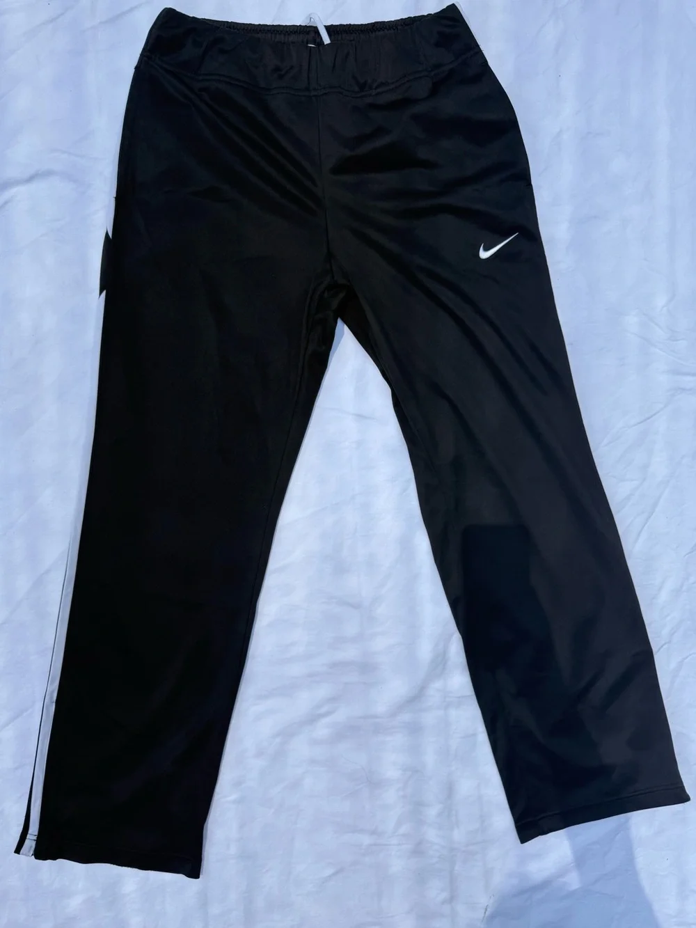 Nike Black Sweatpants with White Swoosh